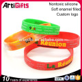 Cheap custom logo bracelet high quality wide silicone rubber wristband